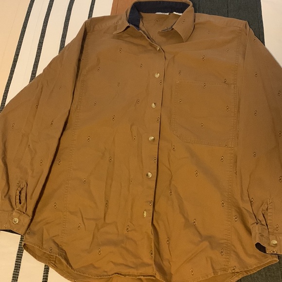 Vintage Sudden Impact Brown Cotton Shirt - Picture 1 of 6